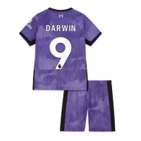 Liverpool Darwin Nunez #9 Tredje Dräkt Barn 2023-24 Kortärmad (+ Korta byxor)